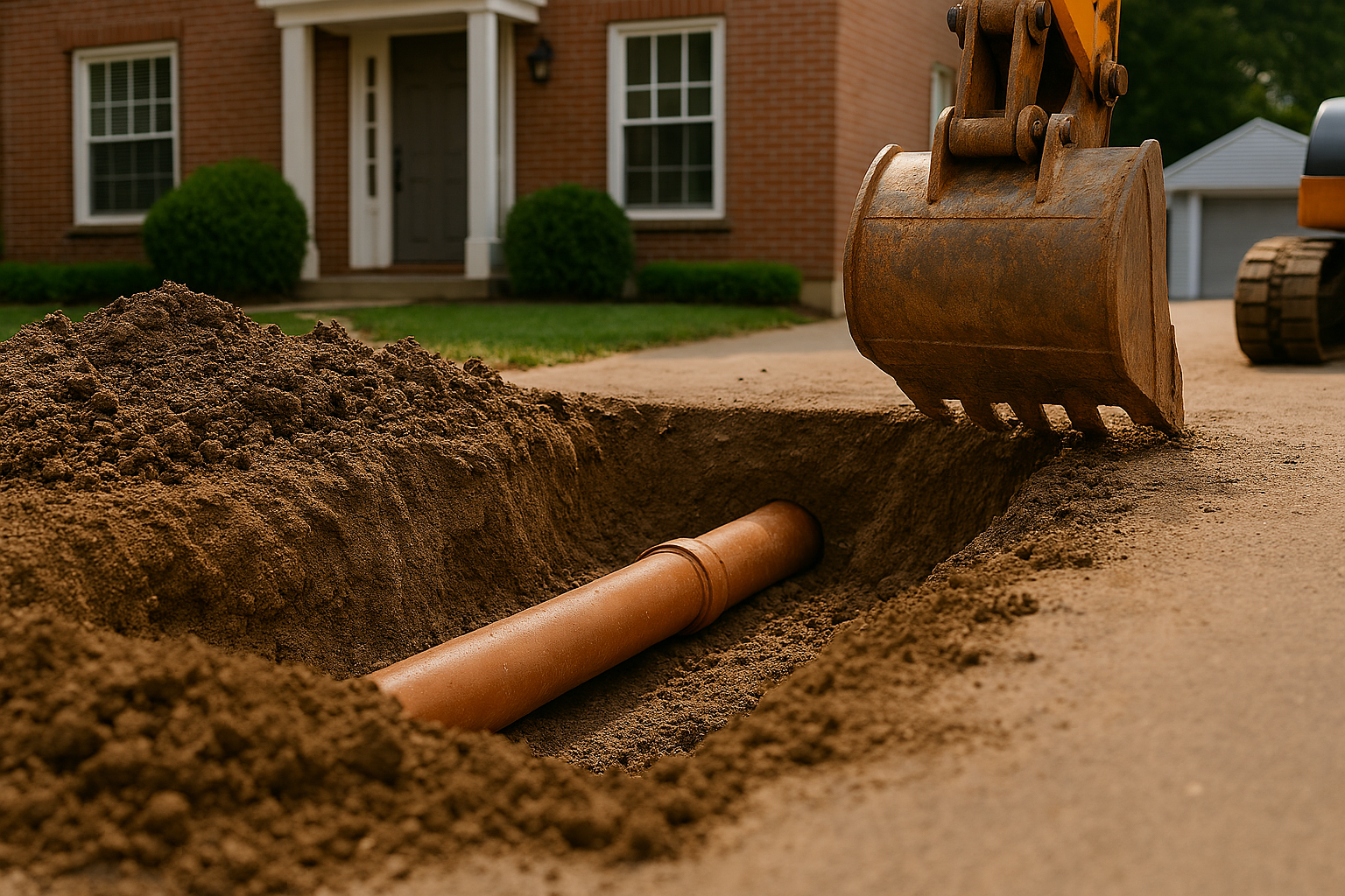 Collapsed Sewer Line Brought to Life Again